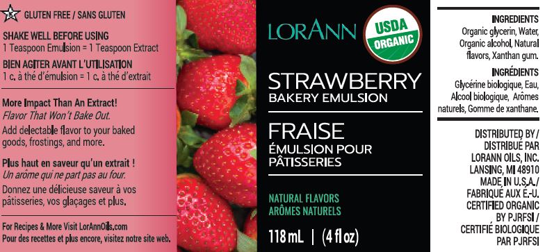 Organic Strawberry, Bakery Emulsion 4 oz.8.99Fusion Flavours  