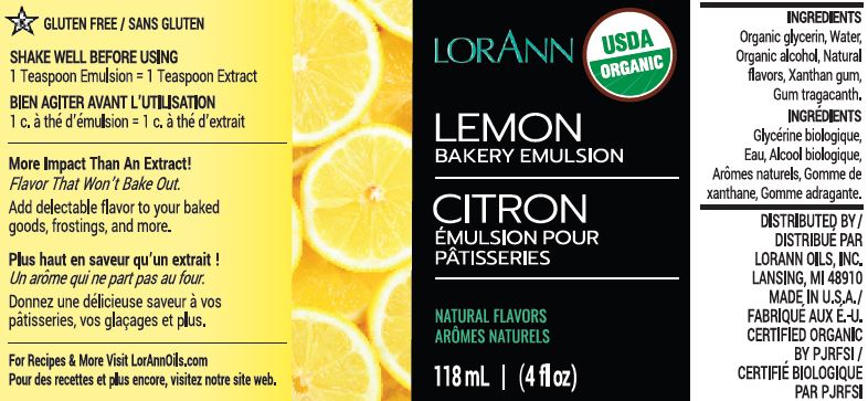 Organic Lemon, Bakery Emulsion 4 oz.8.99Fusion Flavours  