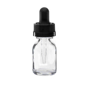 5ml Clear Boston Round Glass Child Resistant Dropper Bottle1.39Fusion Flavours  