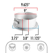 Anodized Aluminum Round Springform Cake Pan20.99Fusion Flavours  