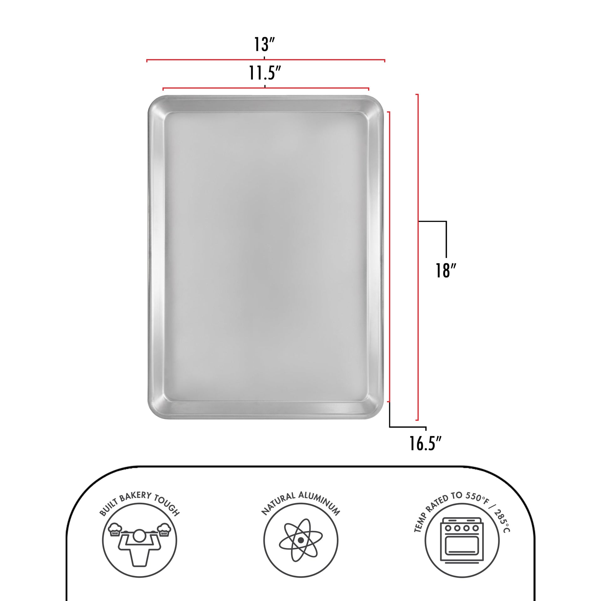 Natural Aluminum, Sheet Pan12.99Fusion Flavours  